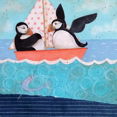 Puffin Greetings Card