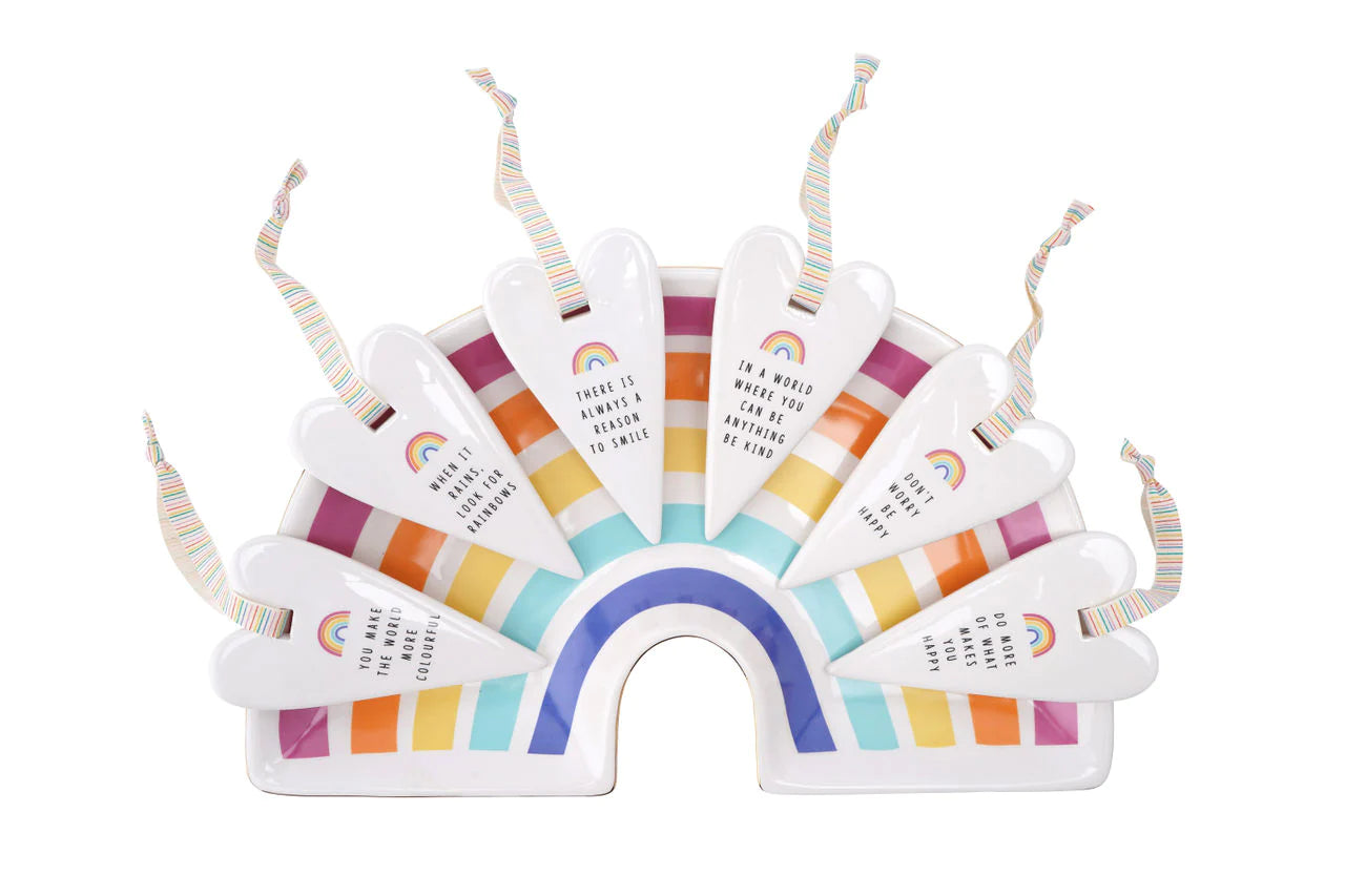 Chasing Rainbows, Ceramic Hanger