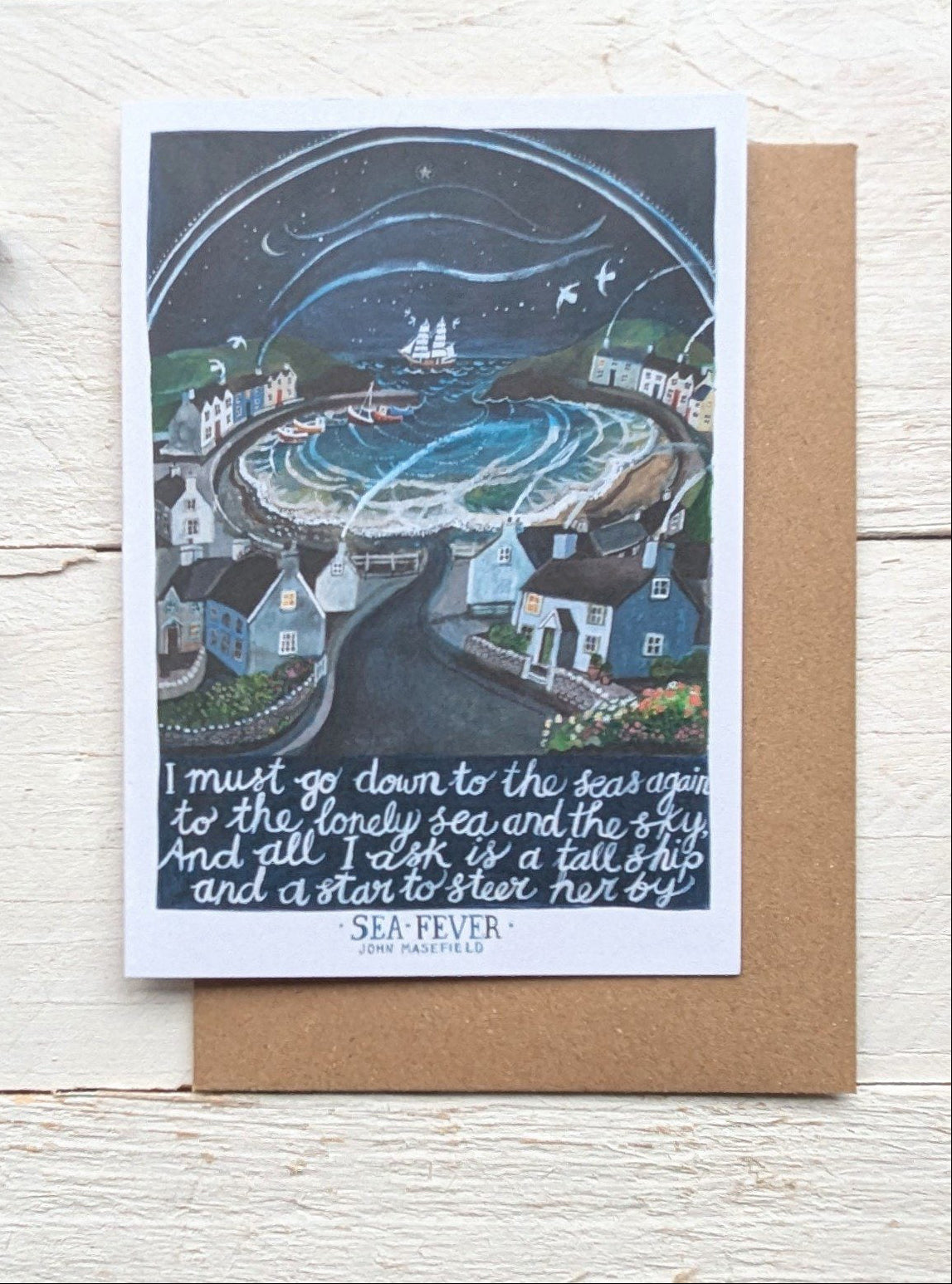 Sea Fever Greetings Card