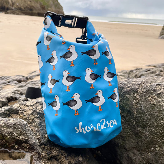 Seagull Dry Bag, Adjustable Straps, 5 Ltr