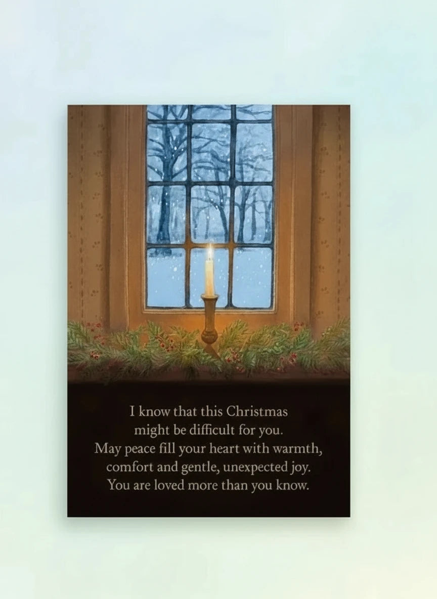 Sending Love at Christmas, Greetings Card