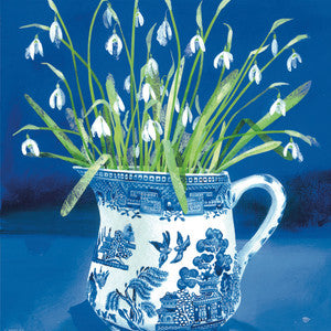 Claire Henley Snowdrops Greetings Card