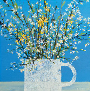 Claire Henley Spring Blossom Greetings Card