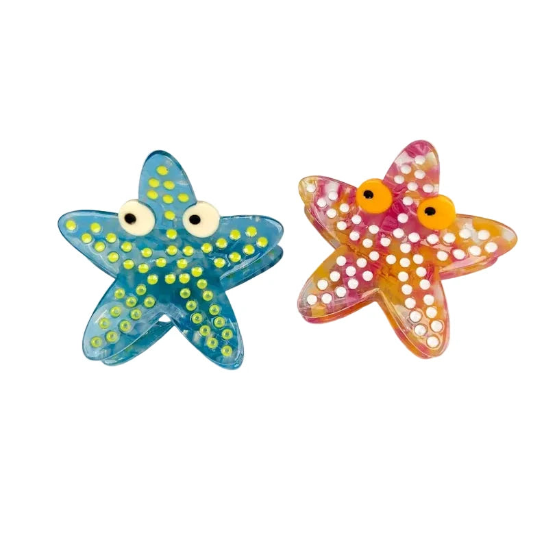 Starfish Hair Claw Clip, Various Colours