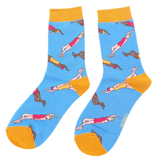 Swimmer Socks, Size 4-7, (Euro 37-42)
