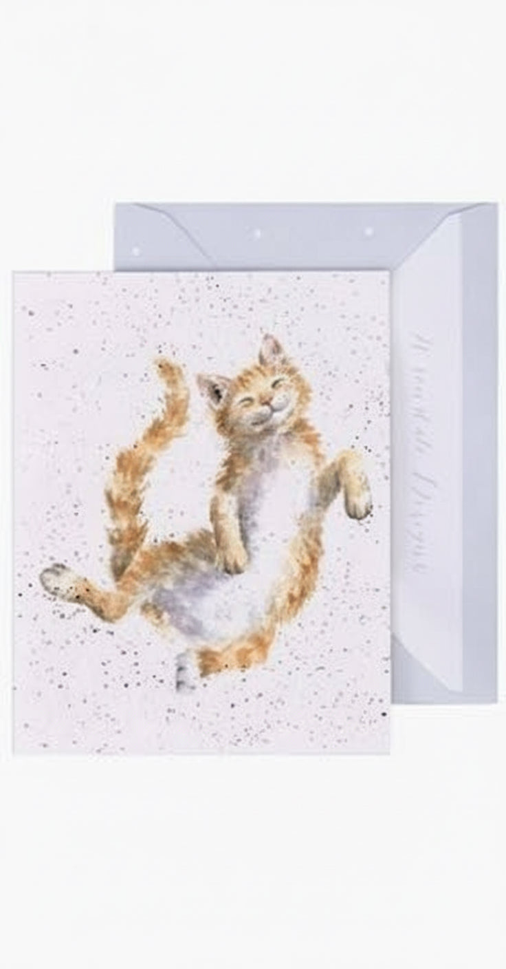 The Catnap' Miniature Greetings Card