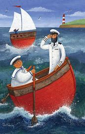 'The Navy Lark' Greetings Card