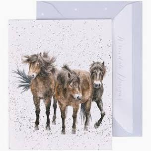 Three Amigos' Miniature Greetings Card