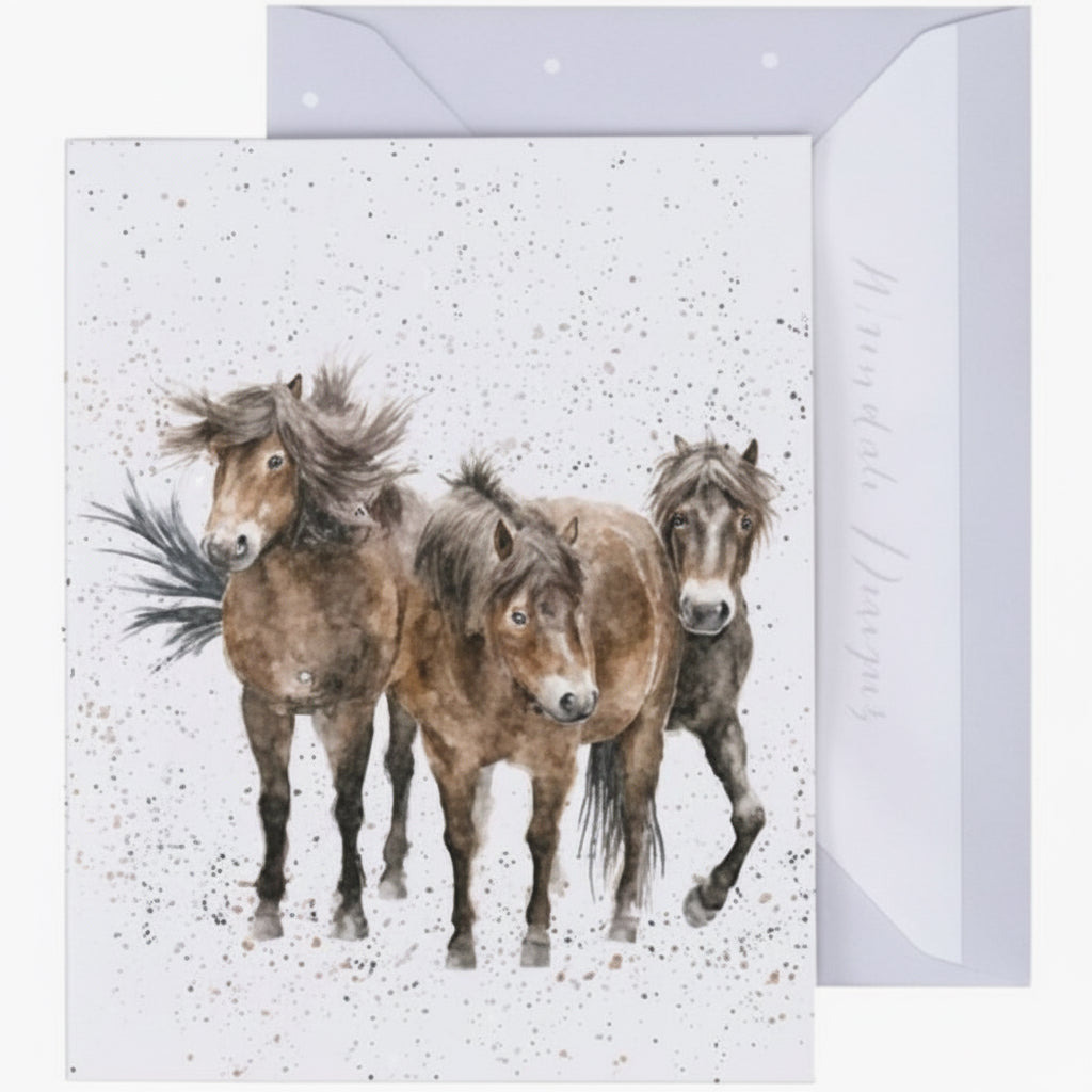 Three Amigos' Miniature Greetings Card