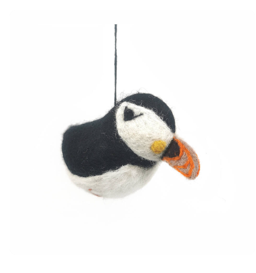 Handmade Felt Puffin