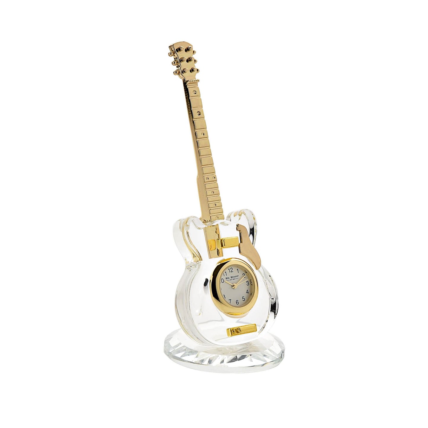 Miniature Crystal Guitar Clock