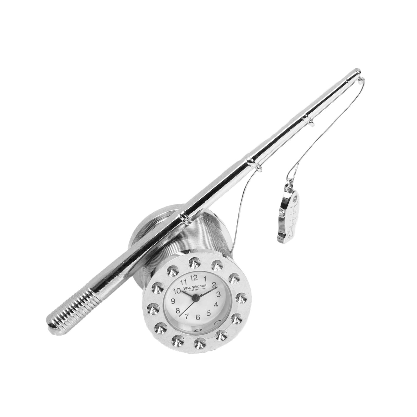 Miniature Fishing Rod Clock