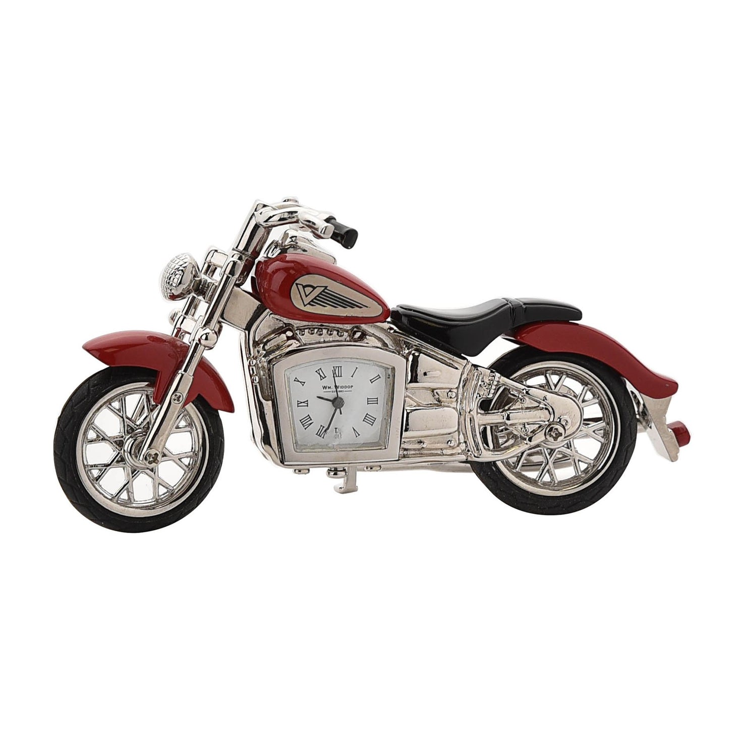 Indian Style Motorbike Miniature Clock