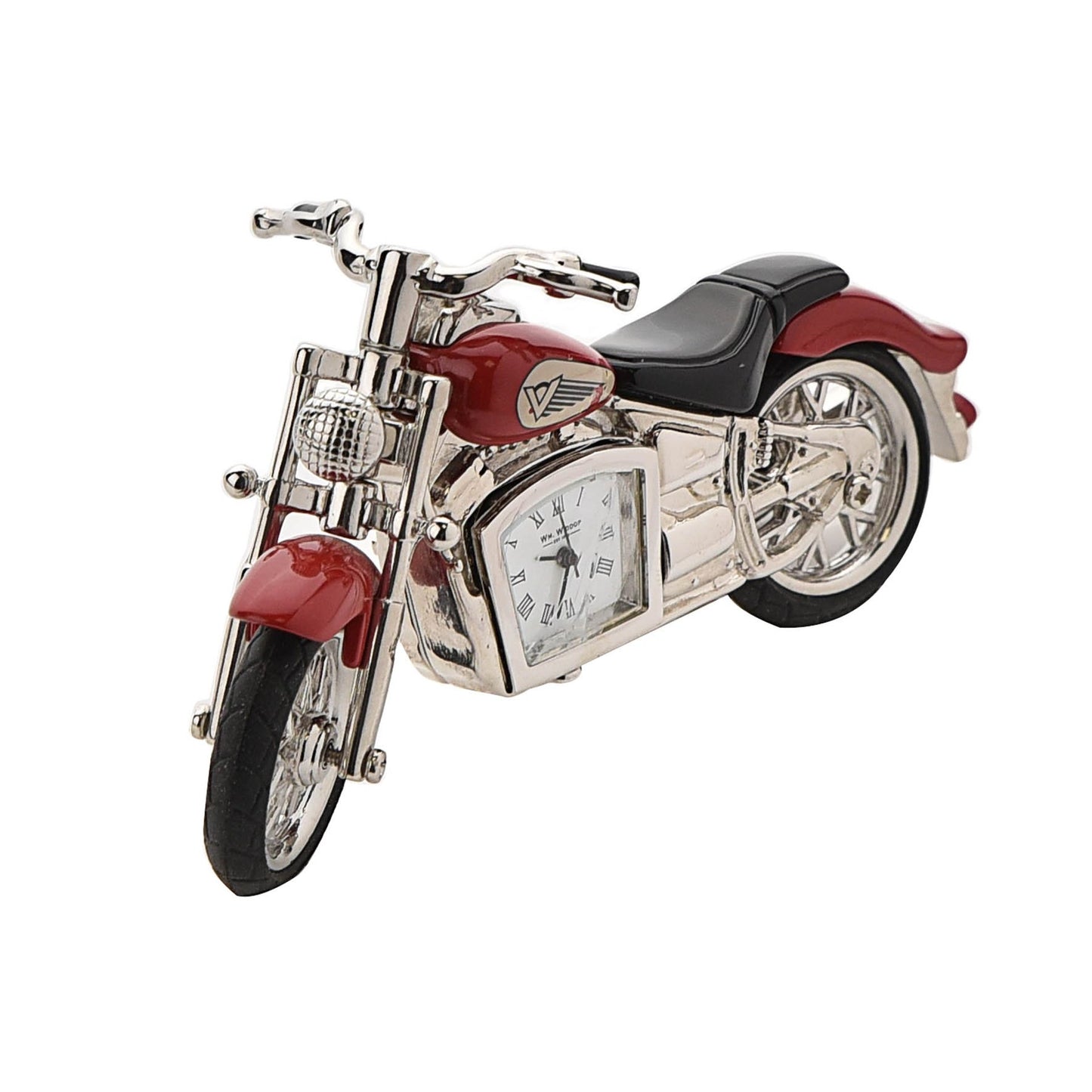 Indian Style Motorbike Miniature Clock