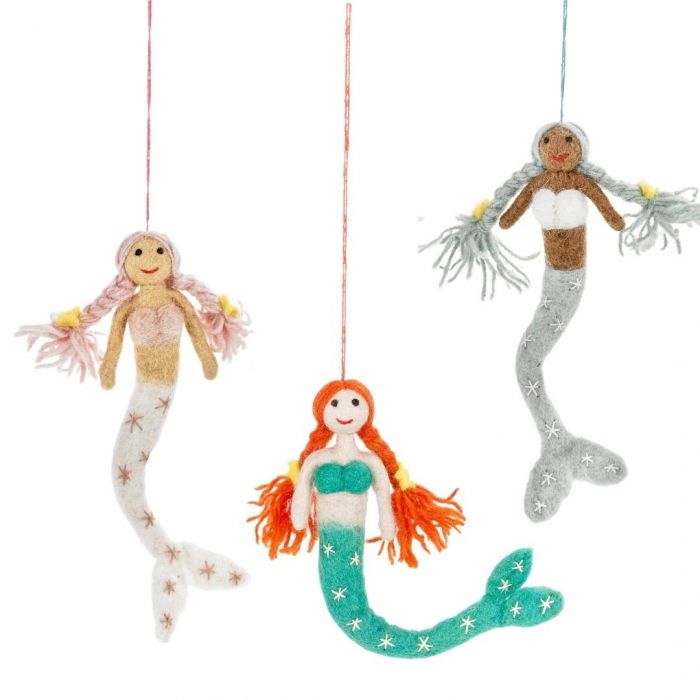 Handmade Felt Magical Mermaid