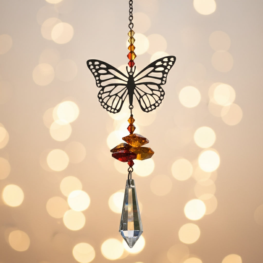 Crystal Fantasies Monarch Butterfly