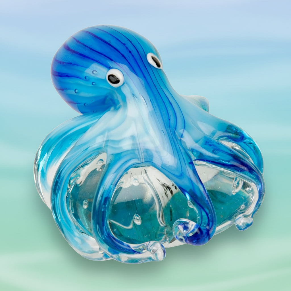 Glass Octopus on Rock