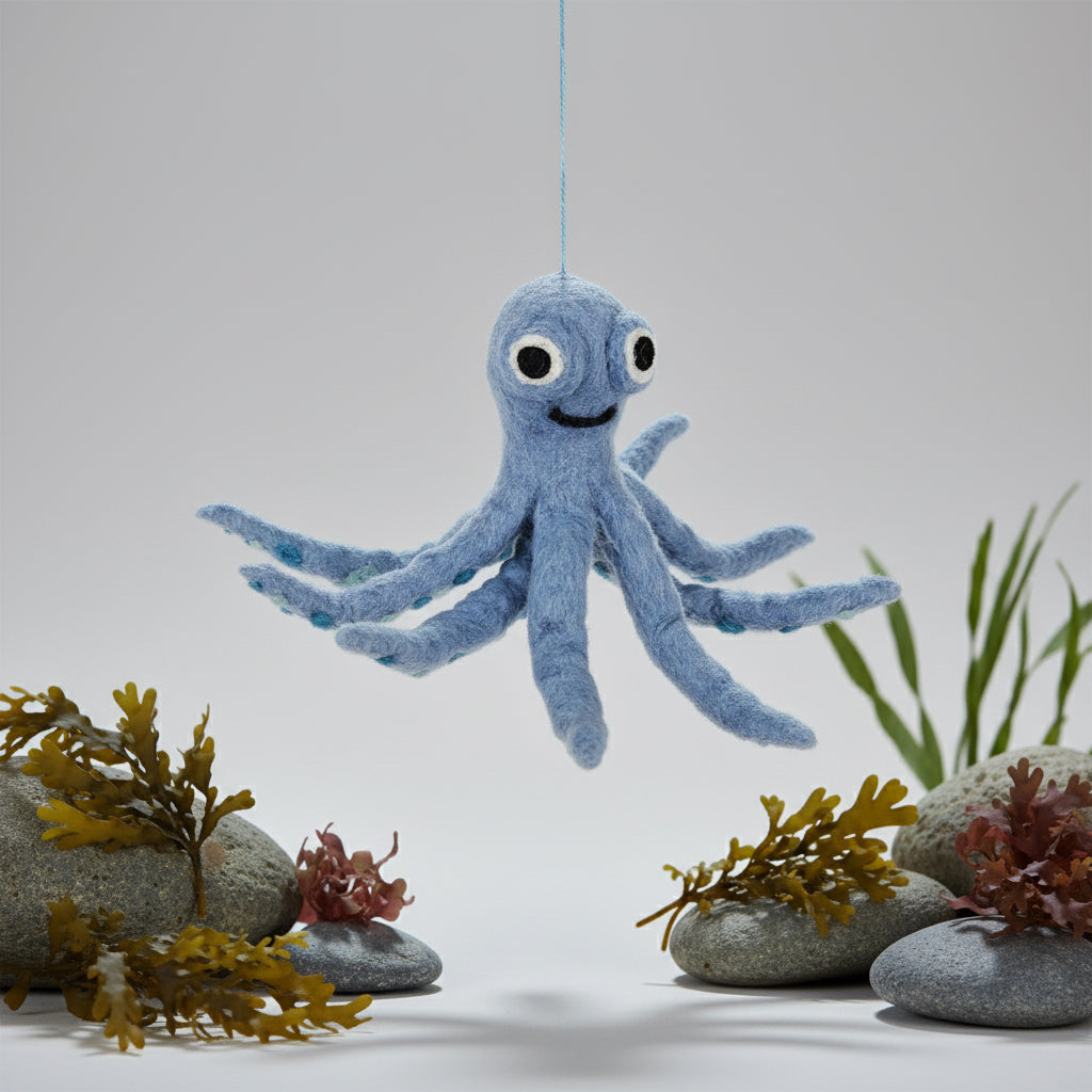 Handmade Felt Ollie the Octopus