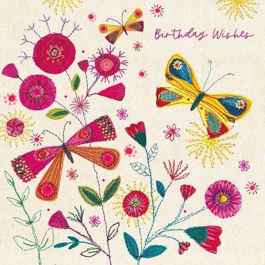 The Sewing Box - Beautiful Butterflies, Greetings Card