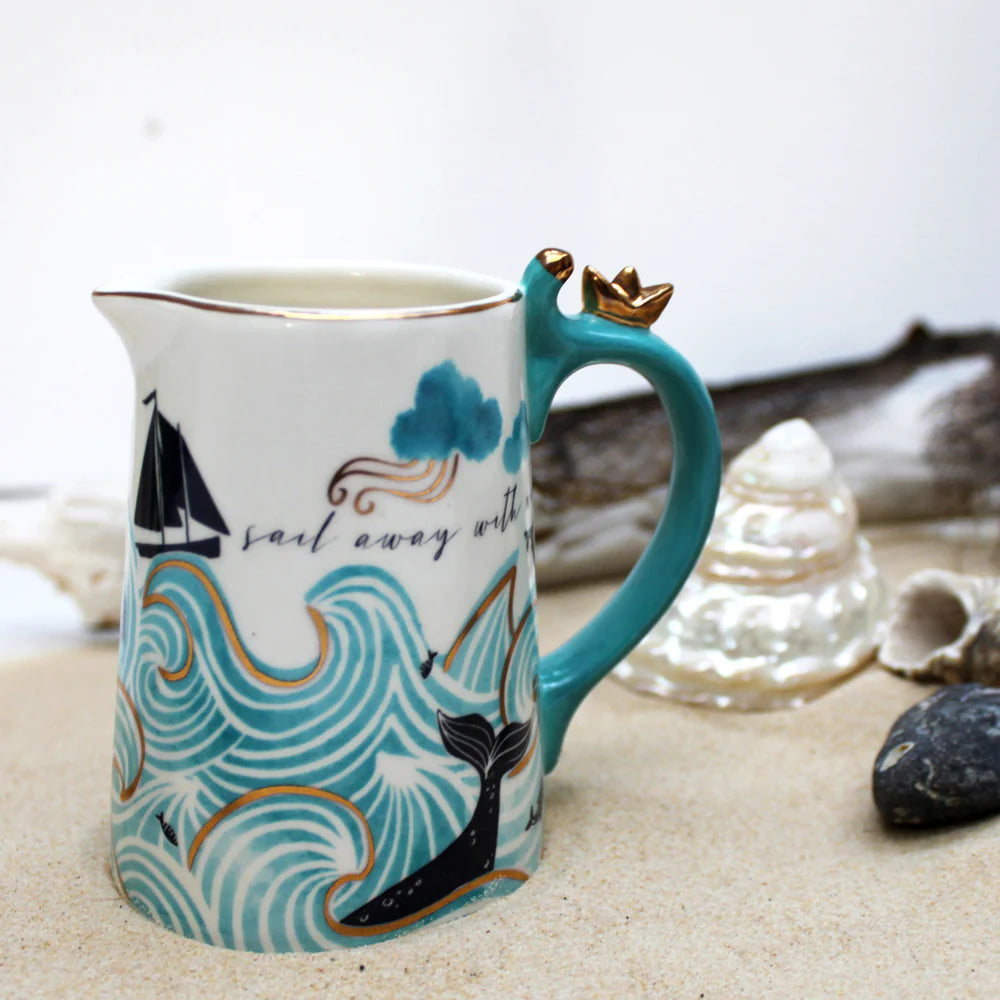 By The Sea Whale Jug