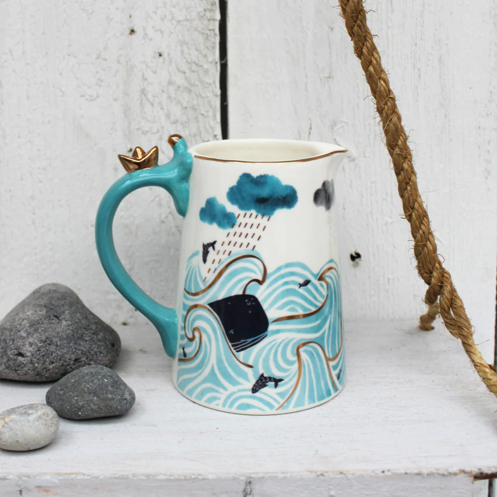 By The Sea Whale Jug