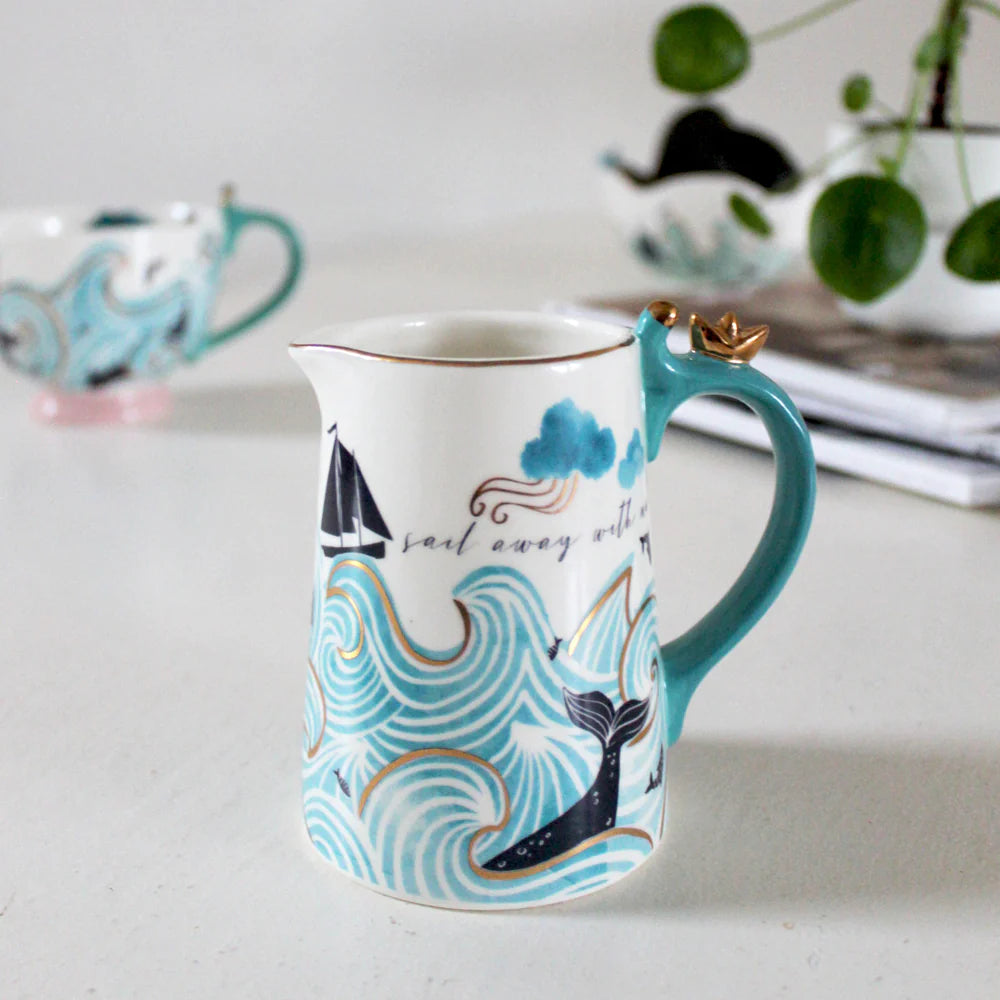 By The Sea Whale Jug