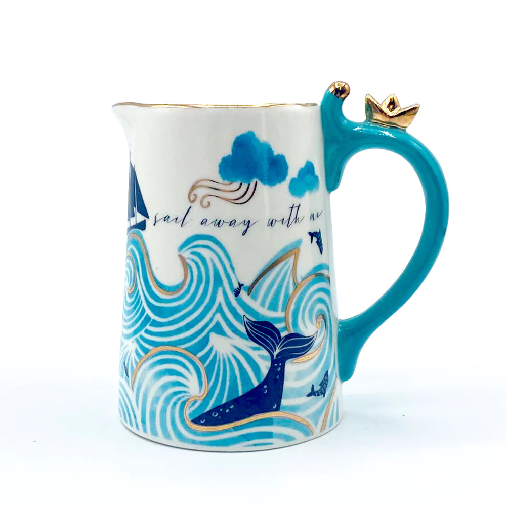 By The Sea Whale Jug