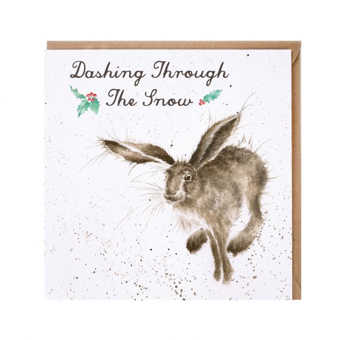 Dashing through the Snow Christmas Card