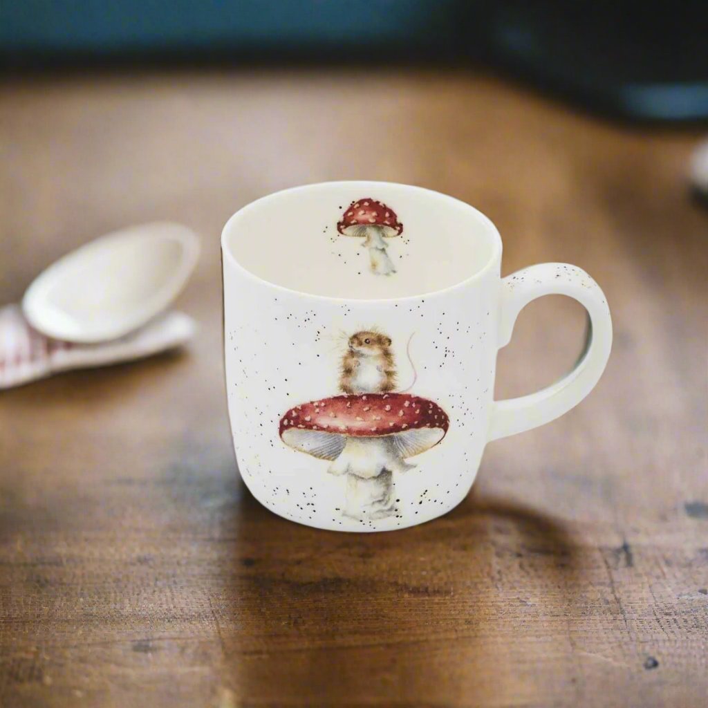Royal Worcester, Wrendale, ‘He’s a Fun-gi’ Mouse Mug