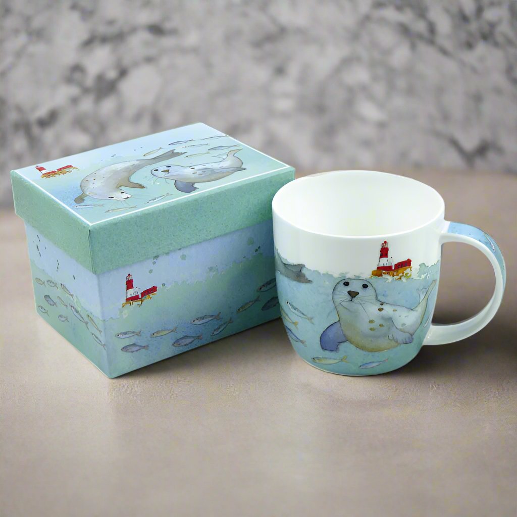 Emma Ball ‘Swimming Seals' Mug Bone China Mug