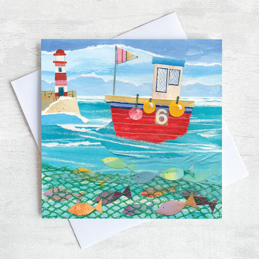 Happy Fishing Greetings Card