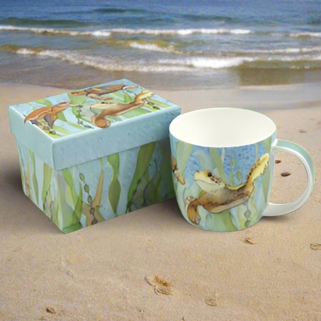 Emma Ball 'Turtles' Bone China Mug
