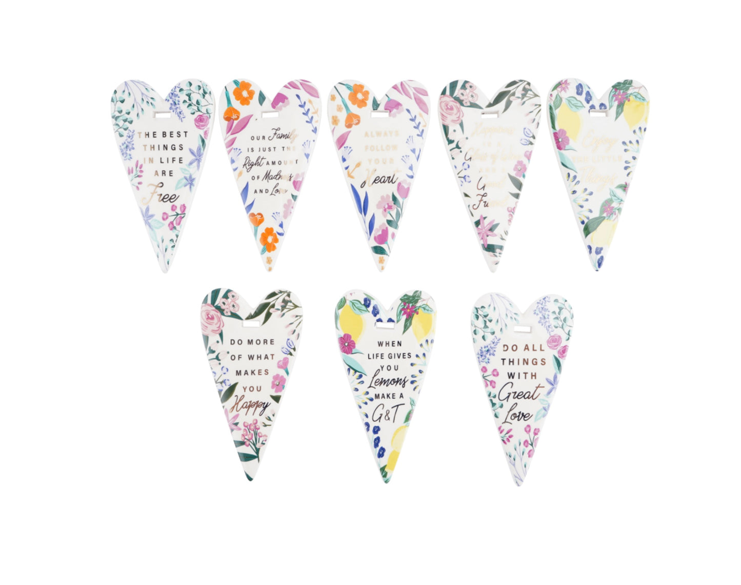 With Love Ceramic Hearts