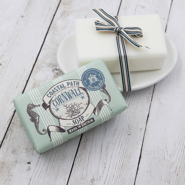 Vintage Coastal Path Cornwall Scented Soap 190g