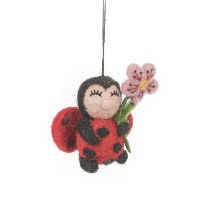 Handmade Felt Lola Ladybird