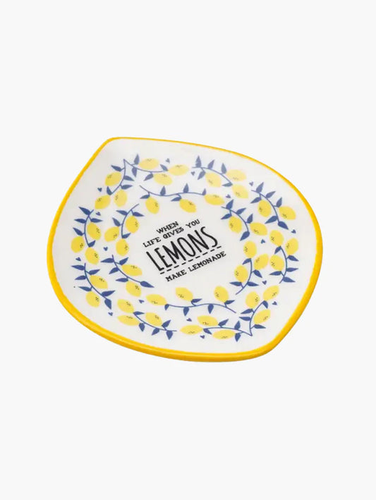 When Life gives you Lemons Trinket Dish