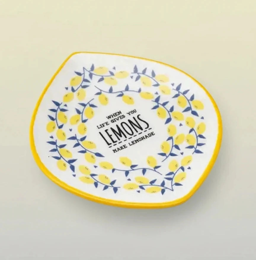 When Life gives you Lemons Trinket Dish