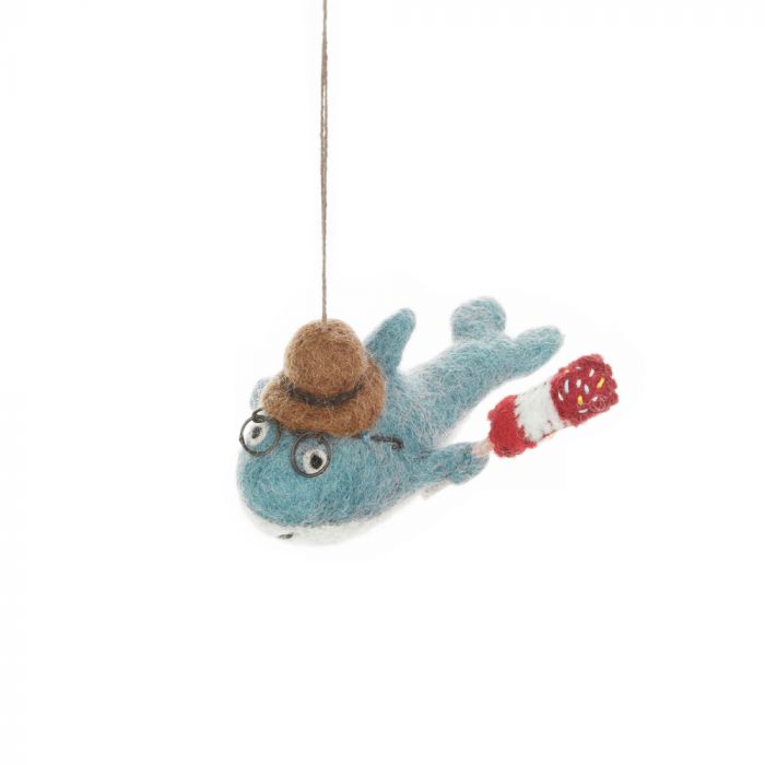 Handmade Felt Summer Holiday Shark