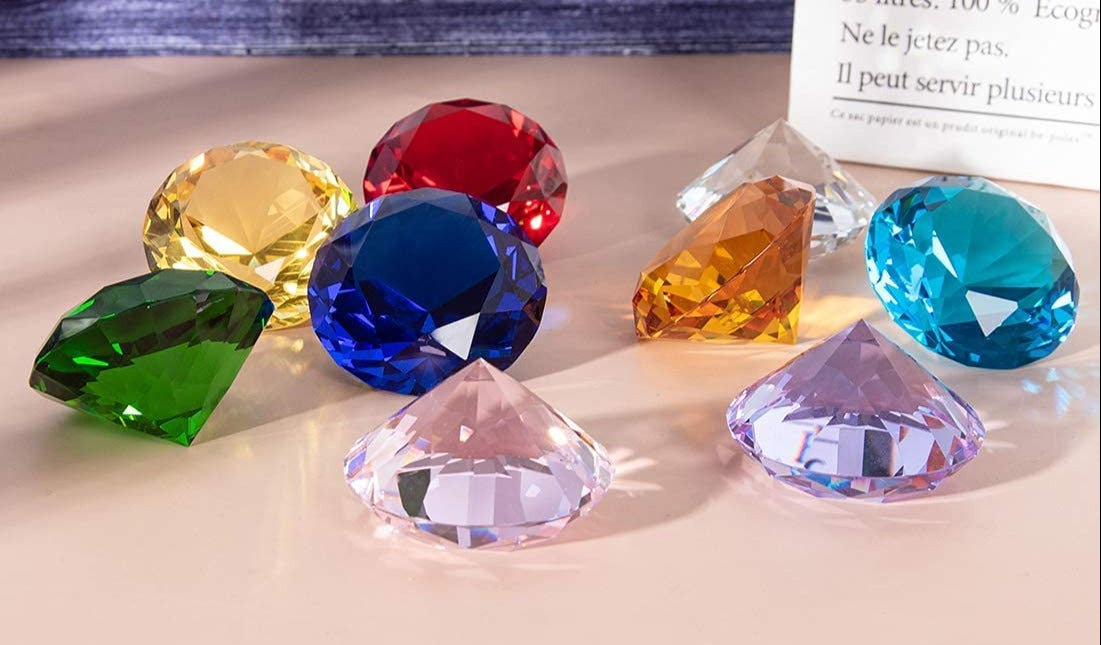 Small Gem Glass Ornament