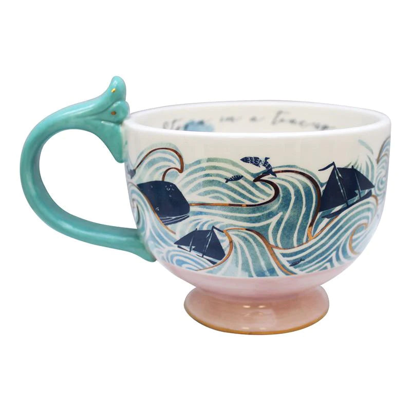 By The Sea Storm Tea Cup with Gift Box