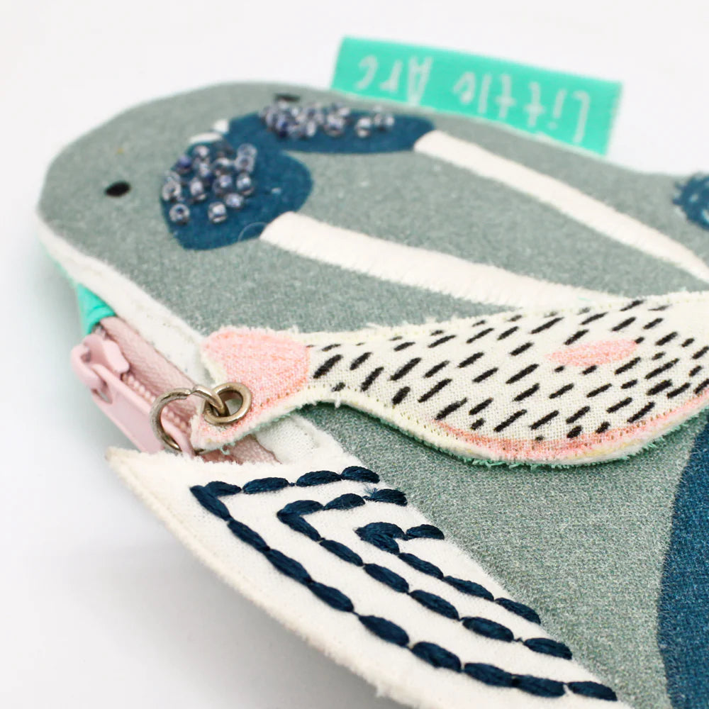 Little Arc Sequined Walrus Coin Pouch