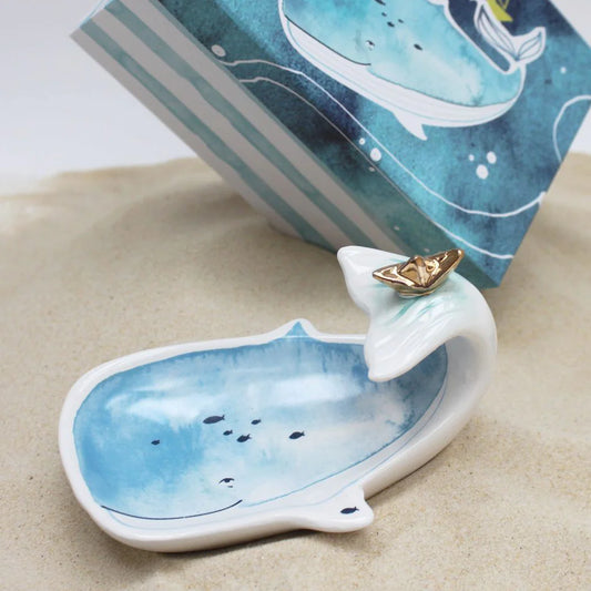 By The Sea Whale Dish and Gift Box