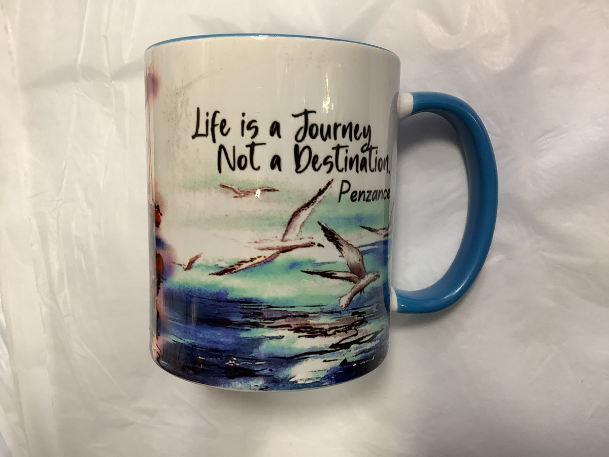Life is a Journey Not a Destination Penzance Mug