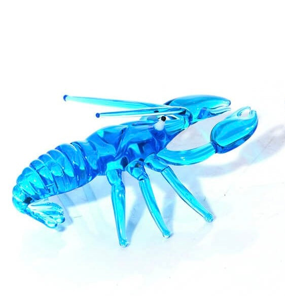 Glass Lobster Figurine