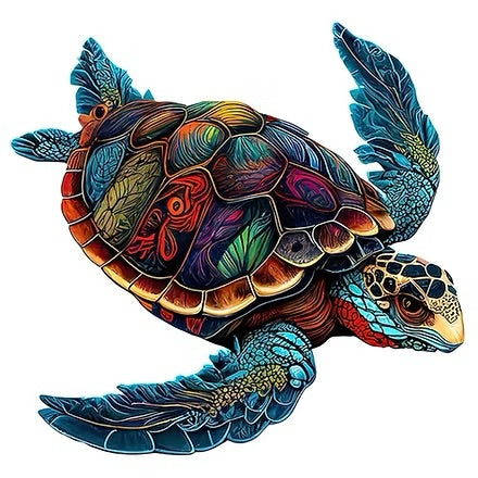 Sea Turtle Wooden Jigsaw, 300 Piece