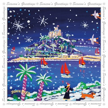 Sailing through the Snow Christmas Cards 5 Pack