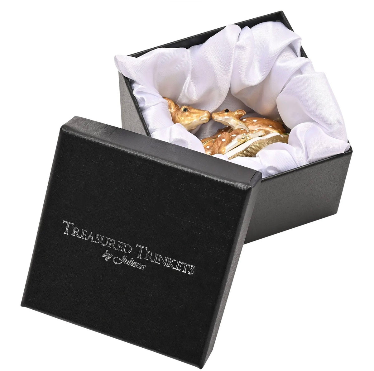 Deer and Fawn Treasured Trinket Box