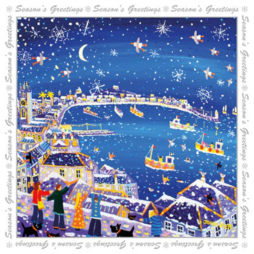 Snowy St Ives Christmas Cards 5 Pack