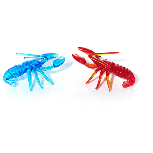 Glass Lobster Figurine