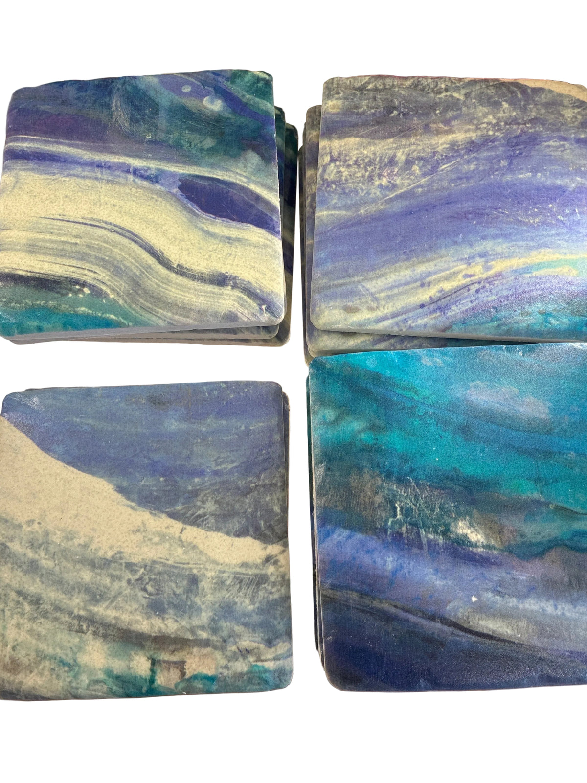 Blue Pattern Coaster
